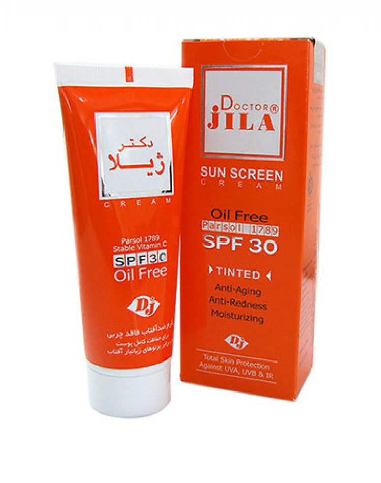 کرم ضد آفتاب رنگی  دکتر ژیلا 30 گرمی spf30