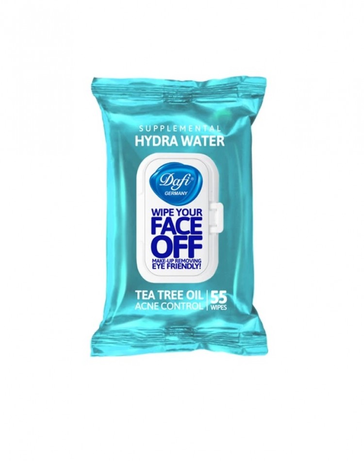 دستمال مرطوب دافی مدل HYDRA WATER بسته 55 عددی